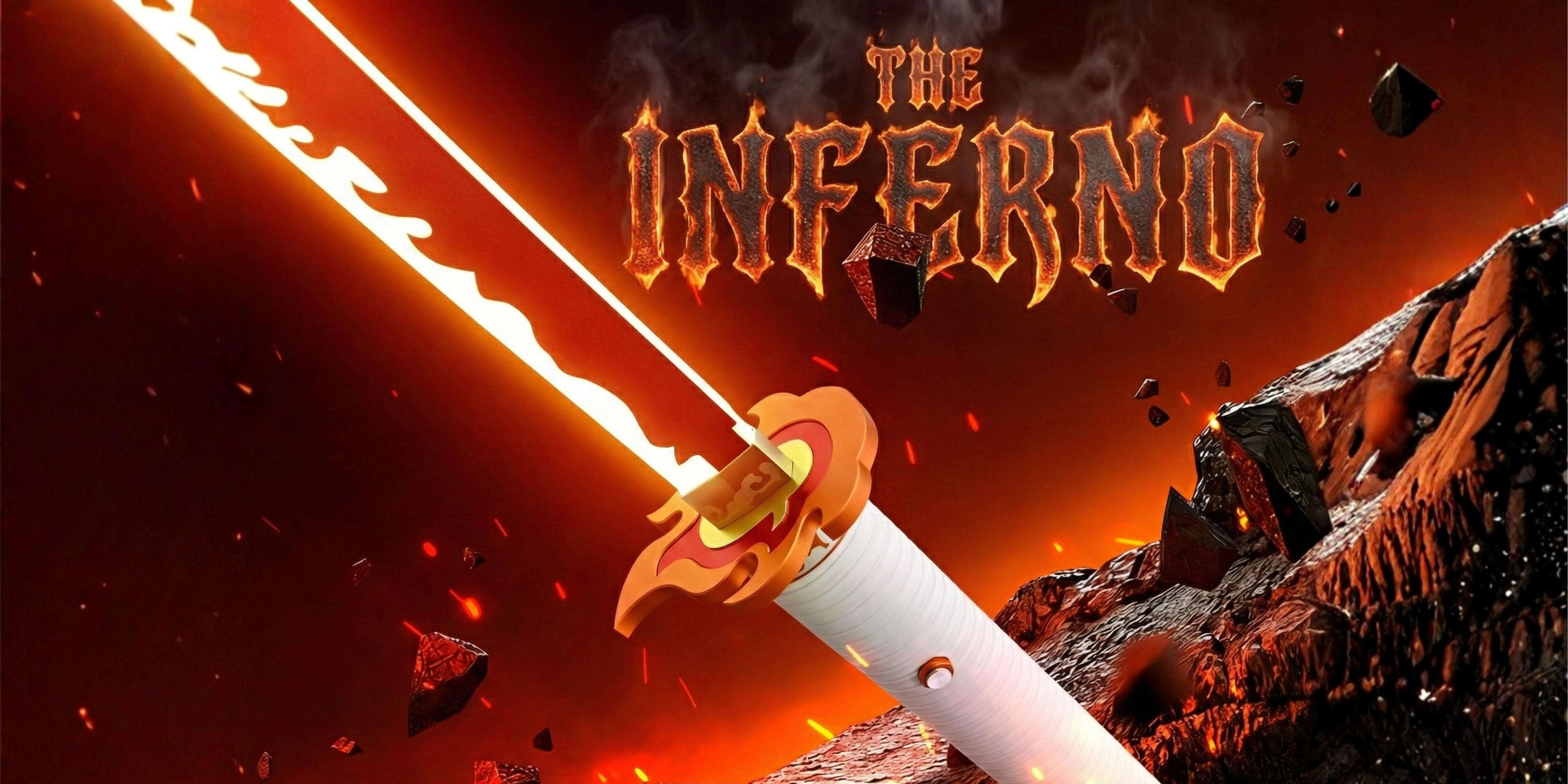 Demon Slayer lightsaber - The inferno